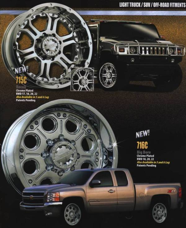 Gear Alloy Wheels for Light Trucks and SUVs