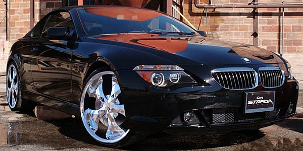 BMW 6 Series on Strada Diamante Chrome Wheels