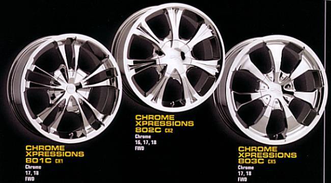 CHROME XPRESSIONS FRONT WHEEL DRIVE