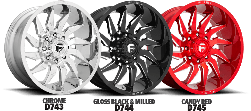 Fuel Saber Wheels New Finishes