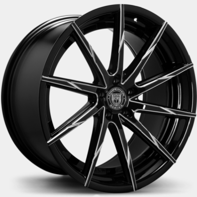 Lexani CSS-15 Gloss Black Milled Wheels Rims