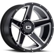 Vision Wheel 390 Empire Gloss Black Milled Wheels