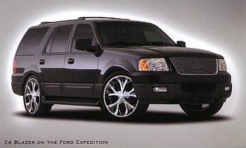 Z4 Blazer on the Ford Expedition